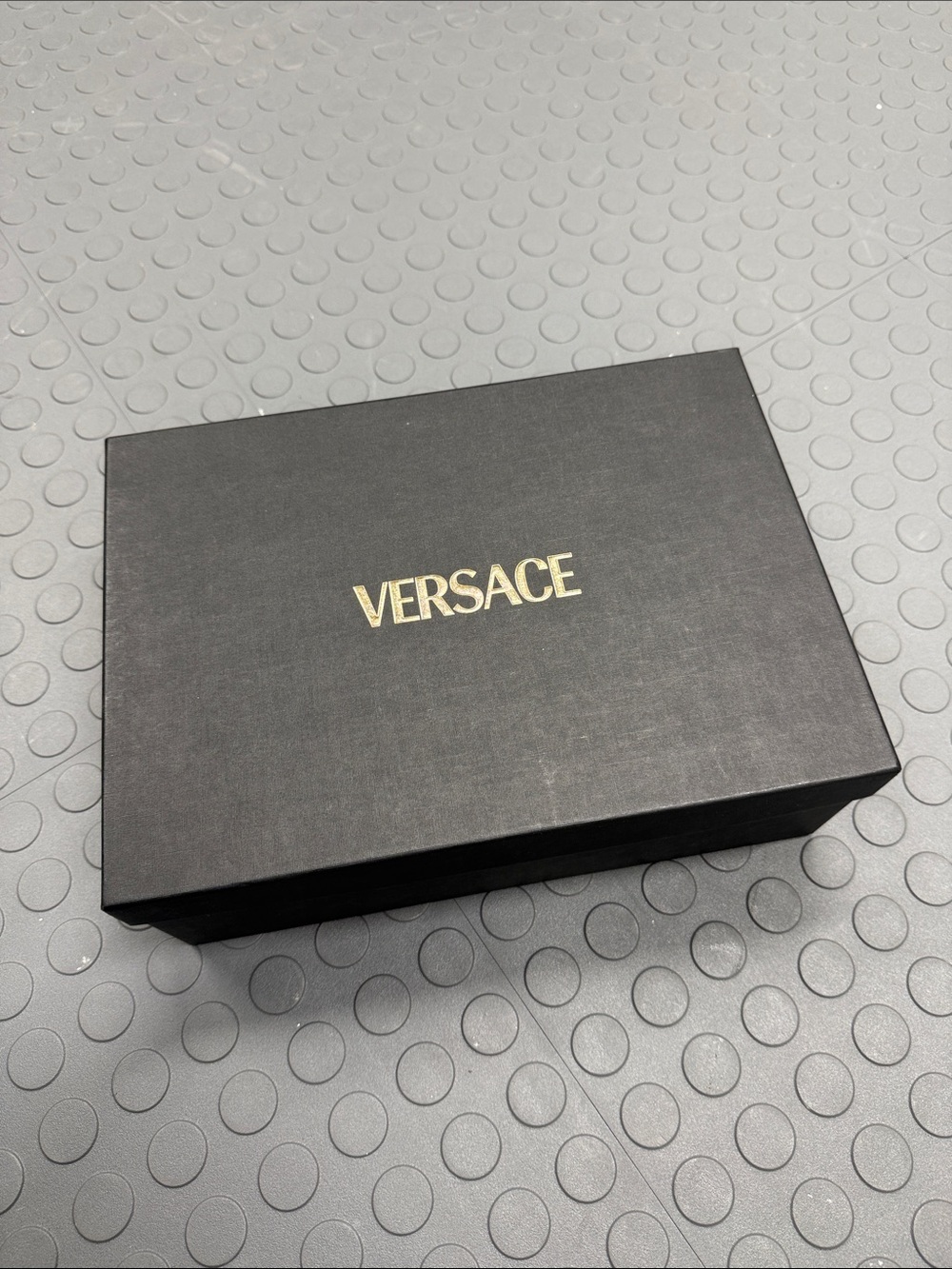 Versace Black Box with Gold Logo